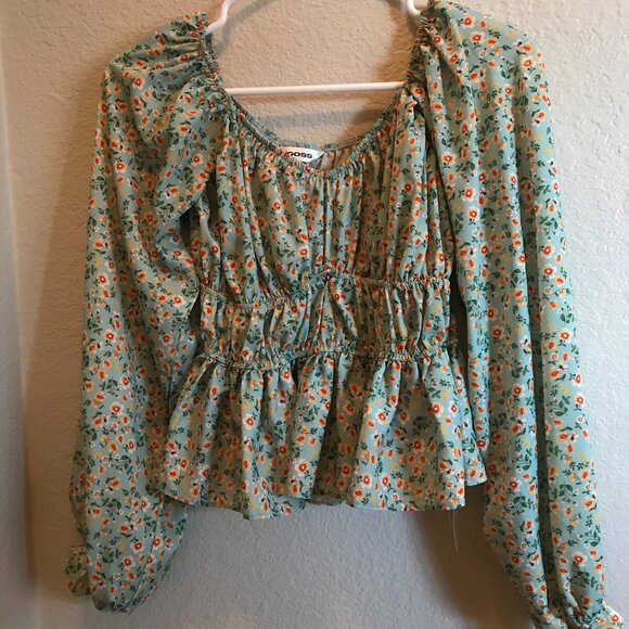 VIGOSS Floral Print Blouse SIZE M - Picture 4 of 5